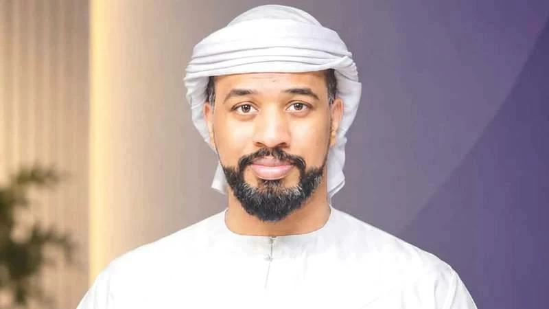 Obaid Al Ali, a financial influencer accredited by the Securities and Commodities Authority.