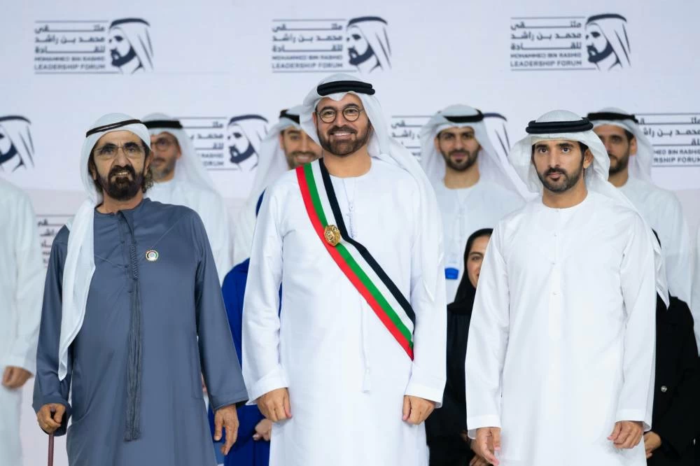 Mohammed bin Rashid bestows 'Mohammed bin Rashid Scarf' on Mohammad Al Gergawi
