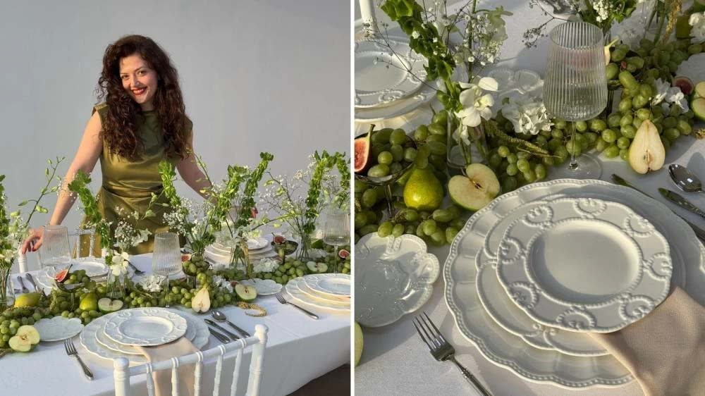 Before launching her tablescape business, Turkish national Nena Siena worked as a creative and content marketing manager, while creating content in Turkish for her private social channels in her free time. Picture credit: Supplied