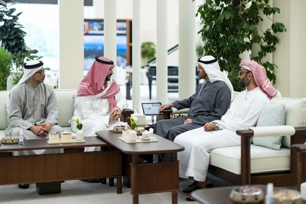 UAE President receives Saudi Defence Minister Prince Khalid bin Salman