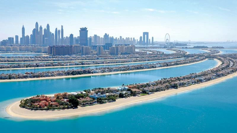 Palm Jumeirah topped the list of properties sold for $10 million or more. File photograph