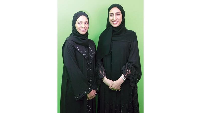 Mariam Al Marri and Mariam Al Nuaimi said the launch of the Boom app was born from real experiences they went through. Picture credit: Supplied