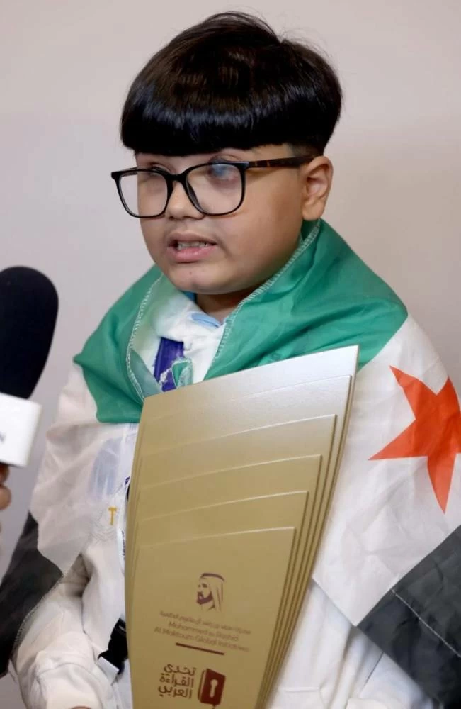 Syrian student Mahmoud Omran reads 75 books to become Arab Reading Challenge champion for People of Determination